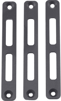 MANTICORE M-LOK PANEL FOR - TRANSFORMER RAILS 3 PACK BLACK — view 1