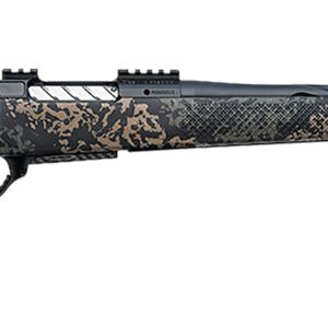 Seekins Precision 0011710213-F Havak PH3 6 Creedmoor 24" Black Fluted Threaded Barrel, Black Picatinny Rail Steel Receiver, Adj Cheek Riser Woodland Shadow Synthetic Stock