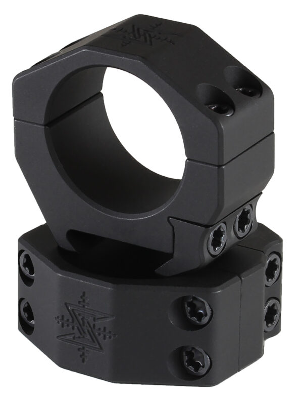 Seekins Precision 0010620018 Scope Rings  Matte Black 30mm AR High — view 1