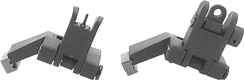 JE FLIP-UP FRONT AND REAR - OFFSET POLYMER SIGHT SET BLACK — view 1