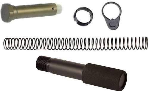 J&E PISTOL BUFFER TUBE COMBO - KIT BLACK — view 1