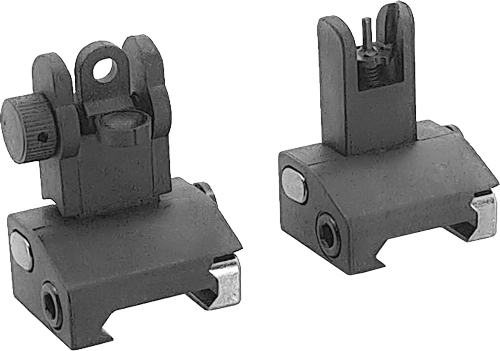 JE FLIP-UP FRONT AND REAR - POLYMER SIGHT SET BLACK — view 1