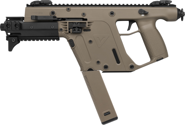 KRISS VECTOR SDP-E G2 10MM - 6.5" THREADED W/RAIL 33RD FDE — view 1
