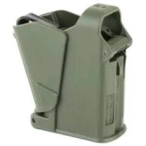 MAGLULA UNIVERSAL PISTOL LOADER/UNLOADER 9MM-45 AUTO DARK GREEN ( 6 PER CASE )