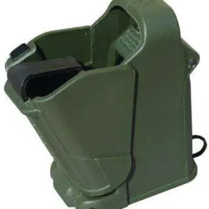 MAGLULA UNIVERSAL PISTOL LOADER/UNLOADER 9MM-45 AUTO DARK GREEN ( 6 PER CASE ) — view 2