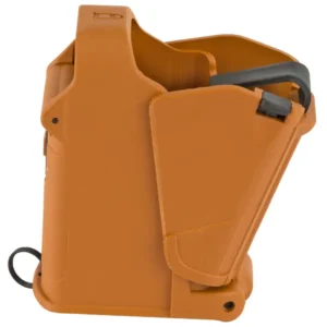 MAGLULA UNIVERSAL PISTOL LOADER/UNLOADER 9MM-45 AUTO ORANGE/BROWN ( 6 PER CASE )