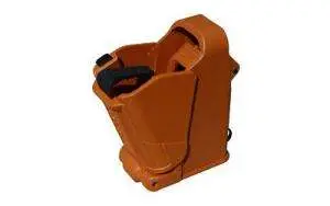 MAGLULA UNIVERSAL PISTOL LOADER/UNLOADER 9MM-45 AUTO ORANGE/BROWN ( 6 PER CASE ) — view 2