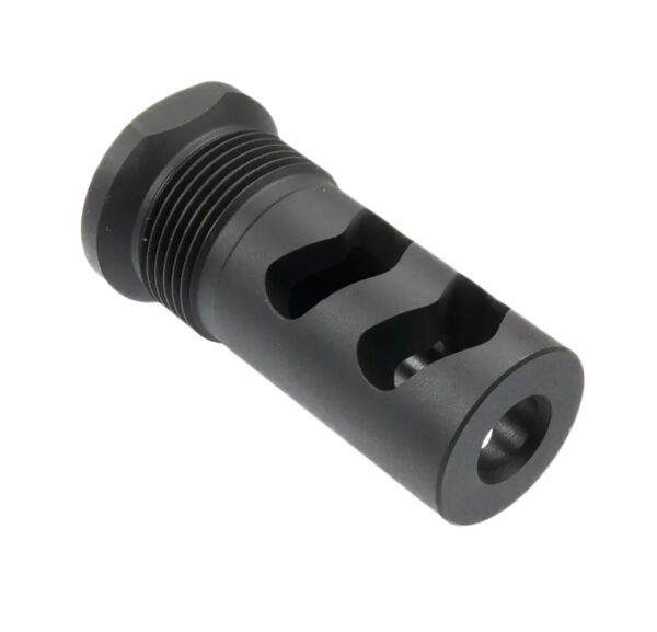 Wilson Combat SPRTMBFB30 Muzzle Brake Whisper 30 Cal 5/8"x24 Black Melonite — view 1
