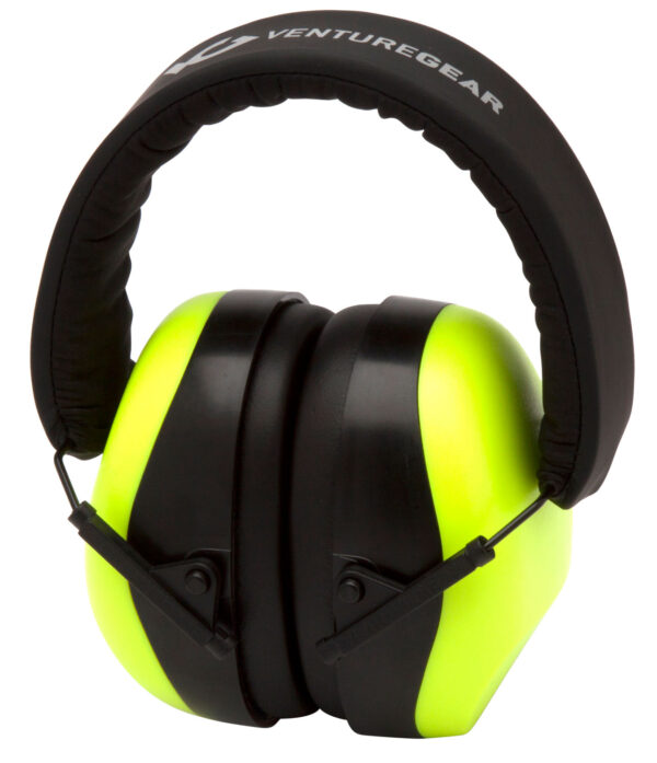 Pyramex VGPM8031C Venture Gear V80 Muff Foam 26 dB 32 dB Over the Head Orange Lime/Black Adult 1 Pair — view 1