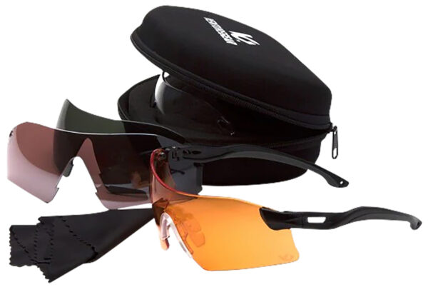 Pyramex VGSB88KIT Drop Zone Glasses Kit Multi Lens Anti-Fog Black Frame — view 1