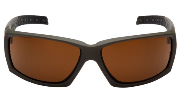 Pyramex VGSG718T Venture Gear Tactical Overwatch Adult Bronze Lens Anti-Fog Polycarbonate OD Green Frame — view 1