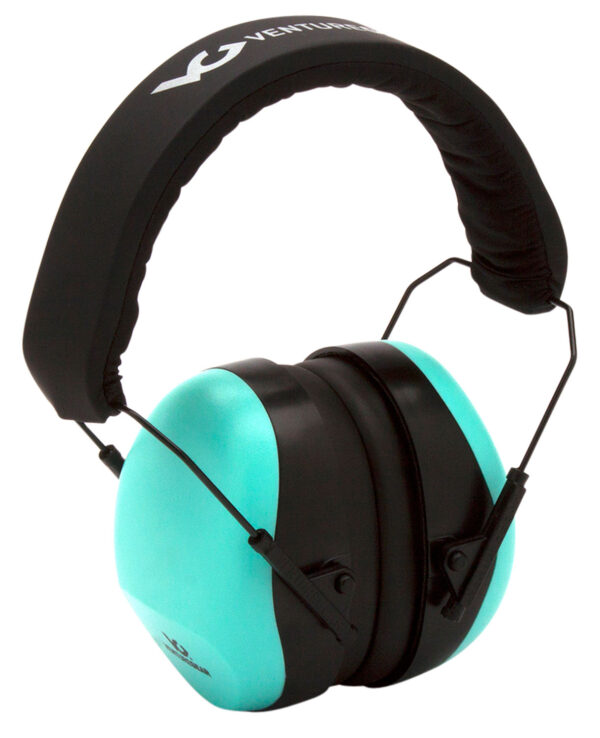Pyramex VGPM8063C Venture Gear V80 Muff Foam 26 dB 32 dB Over the Head Orange Black/Teal Adult 1 Pair — view 1