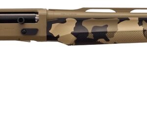 T R Imports A22026OS1 Alpha 2  20 Gauge 3" 4+1 26" Flat Dark Earth Cerakote Vent Rib Barrel & Receiver, Fixed Old School Camo Synthetic Stock