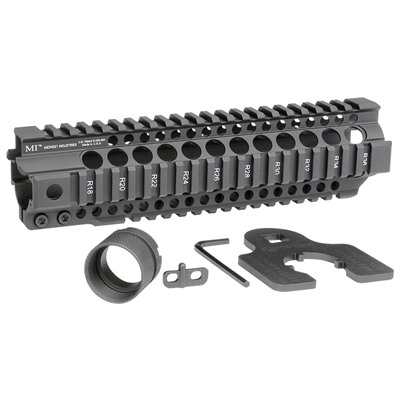 AR-15 COMBAT T-SERIES 1-PC FREE FLOAT HANDGUARD 9.25'' BLACK — view 1