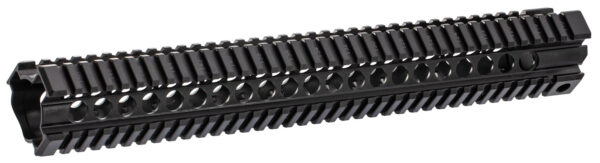 MIDWEST INDUSTRIES INC MICRT15 T-Series AR-15 6061 Aluminum Black Hard Coat Anodized 15" — view 1