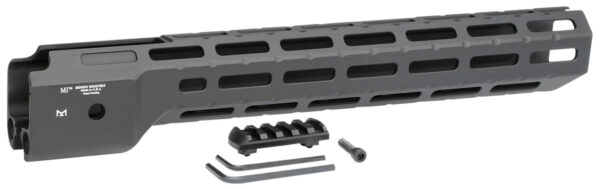 Midwest Industries MICRPC9X Combat  Ruger PC9 M-Lok Handguard Black Hardcoat Anodized 6061-T6 Aluminum 14" — view 1