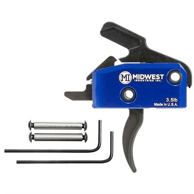 AR-15 ENHANCED TRIGGER DROP-IN CURVED SINGLE STAGE 3.5LBS — view 1