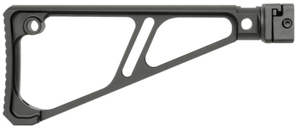 Midwest Industries MISTAPSFFES Side Folding Fixed Extruded Stock  Black Anodized Aluminum for Picatinny Rail — view 1