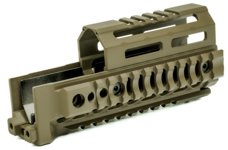 MI AK ALPHA SERIES QUAD RAIL HANDGUARD 6 FDE — view 1