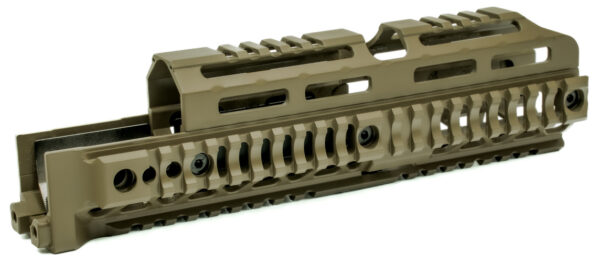 MI AK ALPHA SERIES QUAD RAIL HANDGUARD 10 FDE — view 1