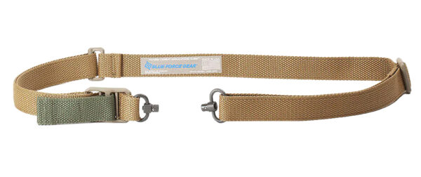 Blue Force Gear VCASPB100AACB Vickers Push Button Sling Coyote Brown Cordura — view 1