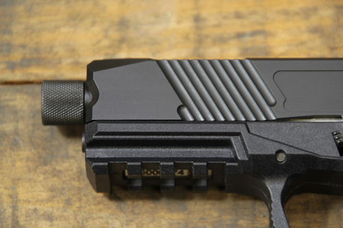 ADAMS ARMS AA-19 PISTOL 9MM - 4.5" 15RD OPTICS CUT BLACK — view 1
