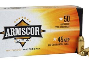 ARMSCOR 45 ACP 230GR FMJ - 50RD 20BX/CS MADE IN USA — view 2