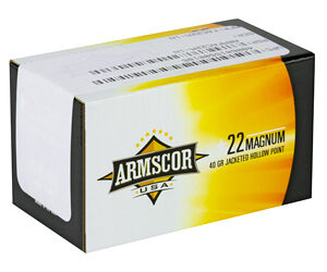 ARMSCOR 22WMR 40GR JHP 50/2000 — view 2