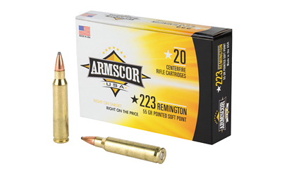 ARMSCOR 223REM 55GR PSP 20/1000 — view 1