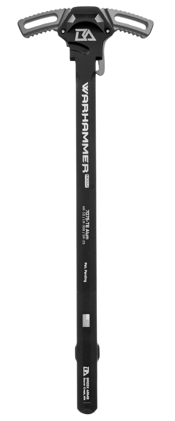 Breek Arms BRK530MGRAY Warhammer Mod2 AR-10/LR-308 Gray 7075-T6 Aluminum Ambidextrous — view 1