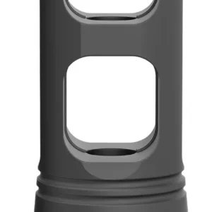BREEK ARMS GEMINI DUAL-PORT MUZZLE BRAKE FOR BREEK-LOK 3QD  .223/5.56 CAL  1/2X28 TPI