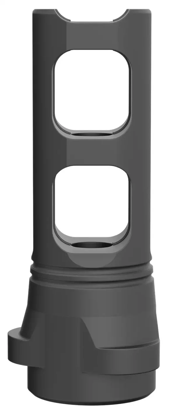 BREEK ARMS GEMINI DUAL-PORT MUZZLE BRAKE FOR BREEK-LOK 3QD  .223/5.56 CAL  1/2X28 TPI — view 1