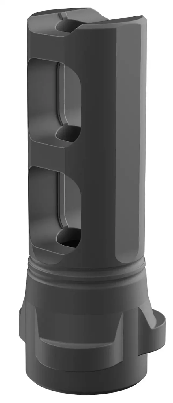 BREEK ARMS GEMINI DUAL-PORT MUZZLE BRAKE FOR BREEK-LOK 3QD  .30 CAL  5/8X24 TPI — view 1