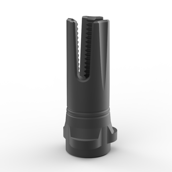 BREEK ARMS SCORCH 3-PRONG FLASH HIDER FOR BREEK-LOK 3QD  9MM  1/2X28 TPI — view 1