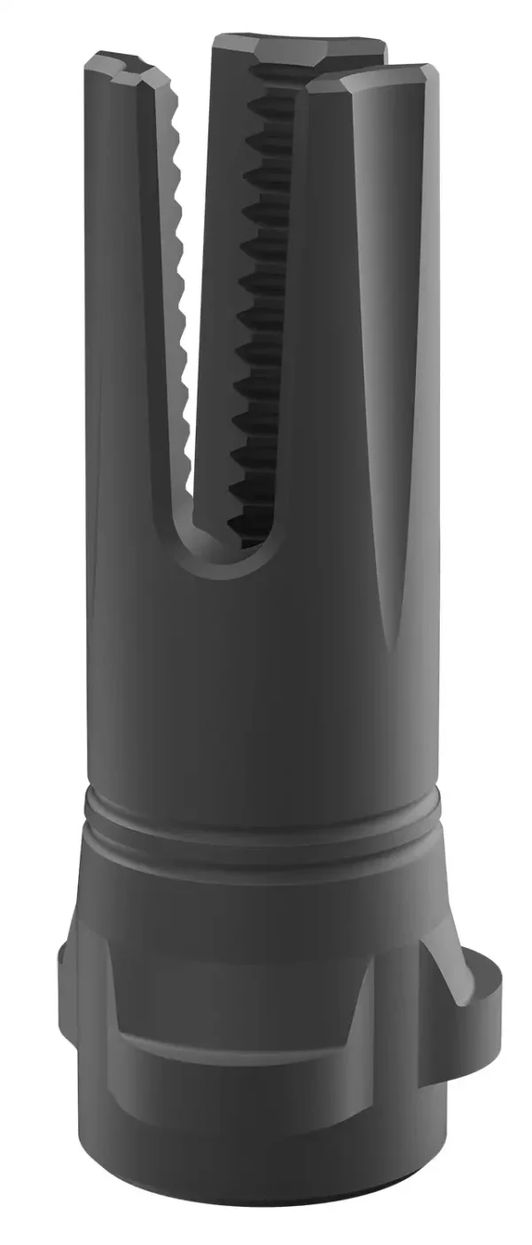 BREEK ARMS SCORCH 3-PRONG FLASH HIDER FOR BREEK-LOK 3QD  9MM  5/8X24 TPI — view 1