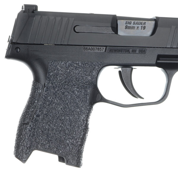 Talon Grips 001R Adhesive Grip  Textured Black Rubber for Sig Compact P320, P250, M17, M18 with Medium Grip Module — view 1