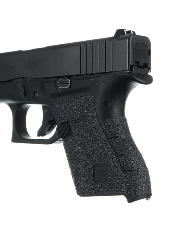 Talon Grips 108G Adhesive Grip  Compatible w/Glock 42, Black Textured Granulate — view 1