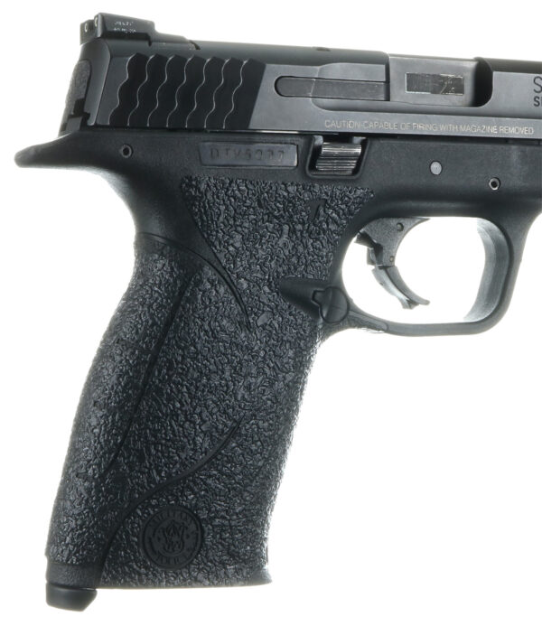 Talon Grips 703R Adhesive Grip  Textured Black Rubber S&W M&P 22,9,357,40 with Small Backstrap — view 1