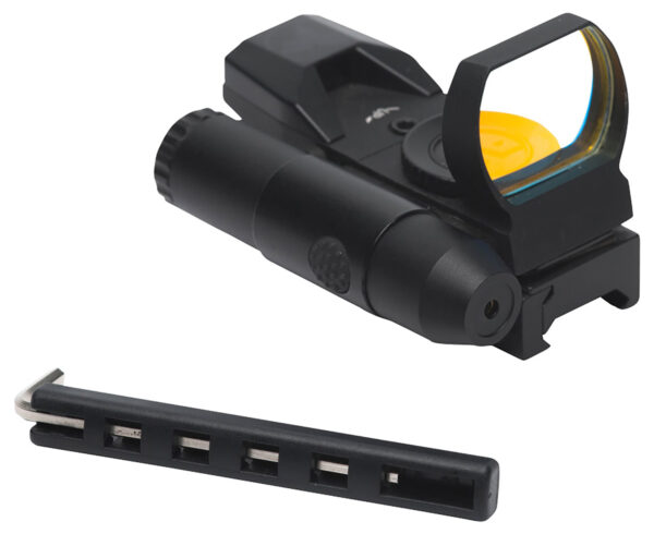 Firefield FF26023 Impact Duo Reflex Sight Matte Black 1 x 31 mm x 22 mm 3 MOA/5 MOA Red Dot Multi Reticle Red Laser — view 1