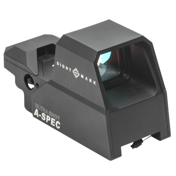 Sightmark SM26032 Ultra Shot A-Spec Open Reflex Sight Matte Black 1 x 33 mm x 24 mm 3 MOA Red Dot/5 MOA Red Dot/50 MOA Circle Multi Reticle — view 1