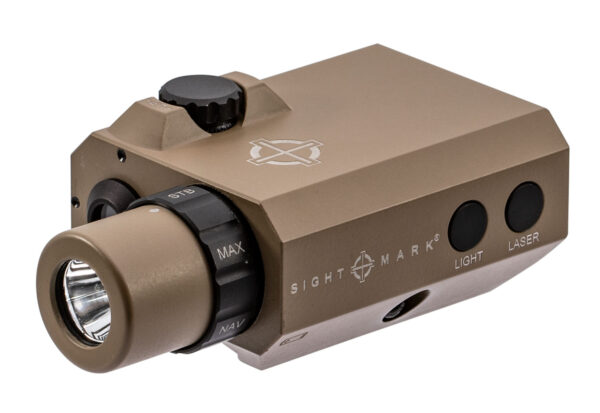 Sightmark SM25012DE LoPro Mini Combo Flashlight and Green Laser Sight  Dark Earth 300 Lumens White LED — view 1