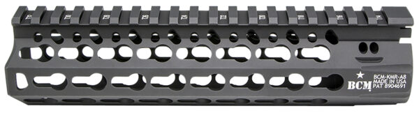 BCM KMRA8556BK KMR Alpha Handguard 8" Keymod Style Made of Aluminum with Black Anodized Finish for AR-15 — view 1