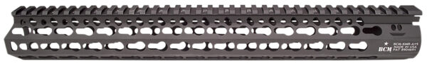 BCM KMRA15556BK KMR Alpha Handguard 15" Keymod Style Made of Aluminum with Black Anodized Finish for AR-15 — view 1