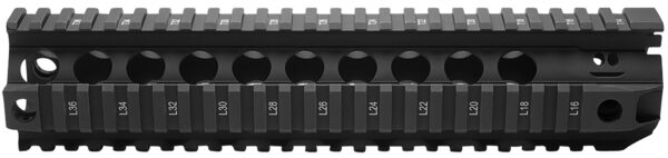 BCM QRF10556BLK QRF Handguard 10" Free-Floating Style Made of Aluminum with Black Anodized Finish & Picatinny Rial for AR-Platform — view 1