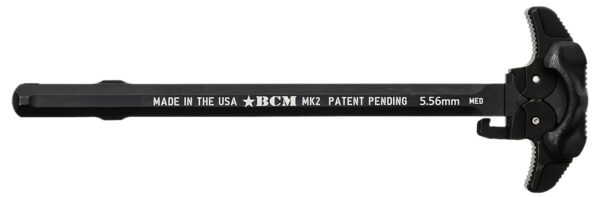 BCM GFHMK2MEDAMBI Ambidextrous MK2 Charging Handle Compatible w/ Mil-Spec AR-15 Black 7075 T-6 Aluminum — view 1