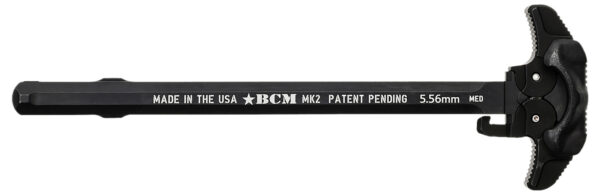 BCM GFHMK2LRGAMBI Ambidextrous MK2 Charging Handle Compatible w/ Mil-Spec AR-15 Black 7075 T-6 Aluminum — view 1