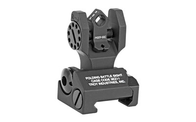 TROY FLDNG REAR DI-OPTC SGHT TRIT BK — view 1