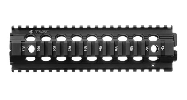 Troy Ind SRAIMRFD9BT00 Drop In Accessory Rail AR-15 Black Hardcoat Anodized Aluminum — view 1