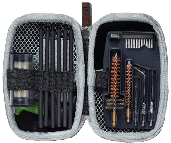 Real Avid AVGCKAR15 Gun Boss AR15 Kit 223 Rem/5.56 NATO AR Platform Firearm Bronze Bristles Includes Nylon Case — view 1