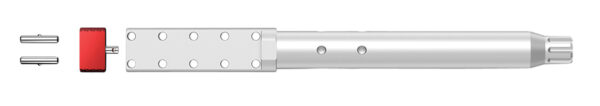 Real Avid AVAR10LLVB Lug-Lok Upper Vise Block Natural Aluminum w/ Stainless Steel Pins for AR-10 — view 1